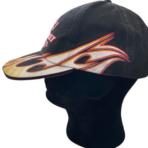 VTG Chevrolet Racing Flame Cap Chevy NASCAR Street Y2K Retro Hot Rod Earnhardt - Picture 5 of 7